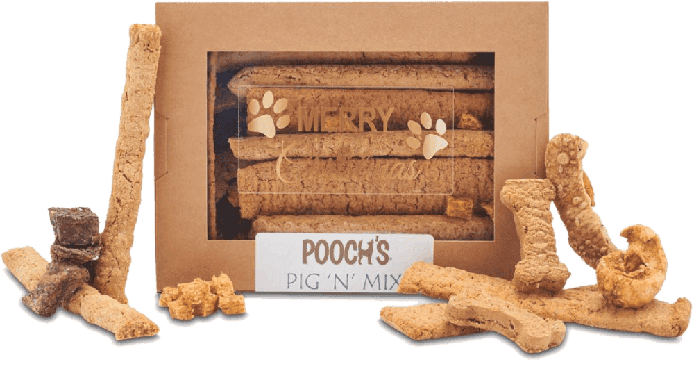 Pooch's Christmas Pig n Mix SHORT DATE REDUCTION (500g)