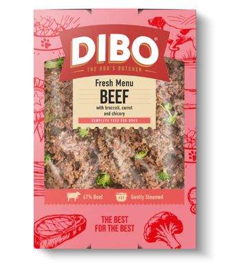 Dibo Fresh Cooked Block- Beef (400g)