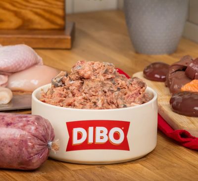 DIBO 80/10/10 Chicken &amp; Salmon Mix Chubb (454g)