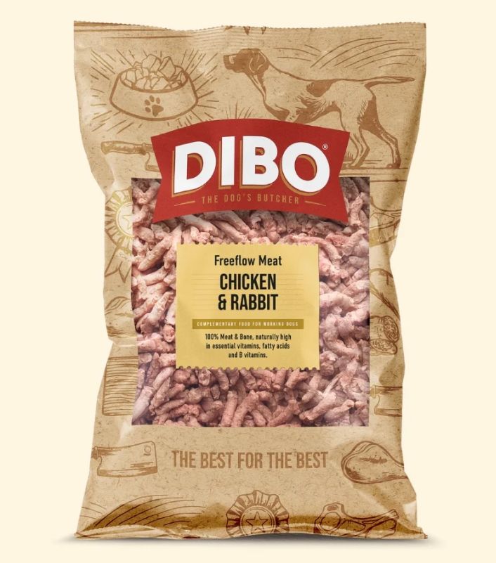 Dibo Free Flow Chicken, Rabbit and Offal (1kg)