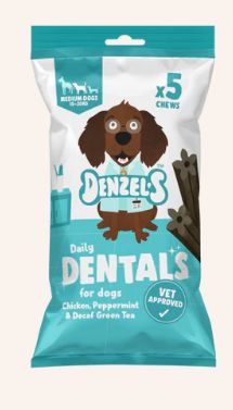 Denzels Dental chicken and peppermint - Medium Dog (100g)