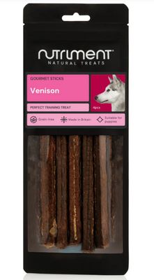 Nutriment Venison Gourmet Sticks Pack Of 4 SHORT DATE REDUCTION