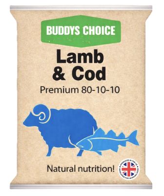 Albion 'Buddys' Lamb and Cod 80/10/10 (454g)