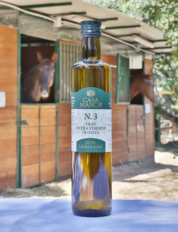 Casa Manca N.3 - Olio Extra Vergine di Oliva 0,50 lt [Confezione di 6 bottiglie]
