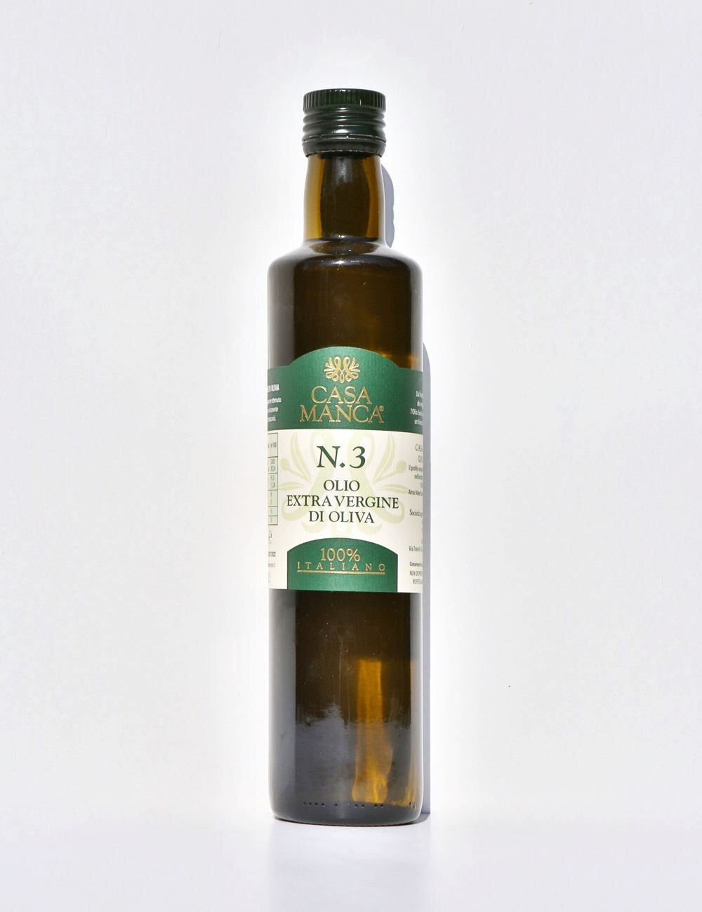Casa Manca N.3 - Olio Extra Vergine di Oliva 0,50 lt [Confezione di 6 bottiglie]