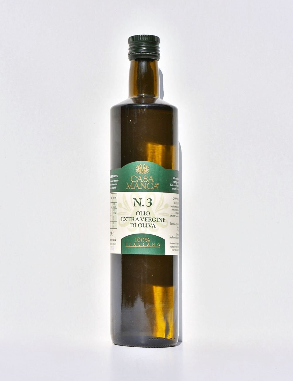 Casa Manca N.3 - Olio Extra Vergine di Oliva 0,75 lt [Confezione di 6 bottiglie]