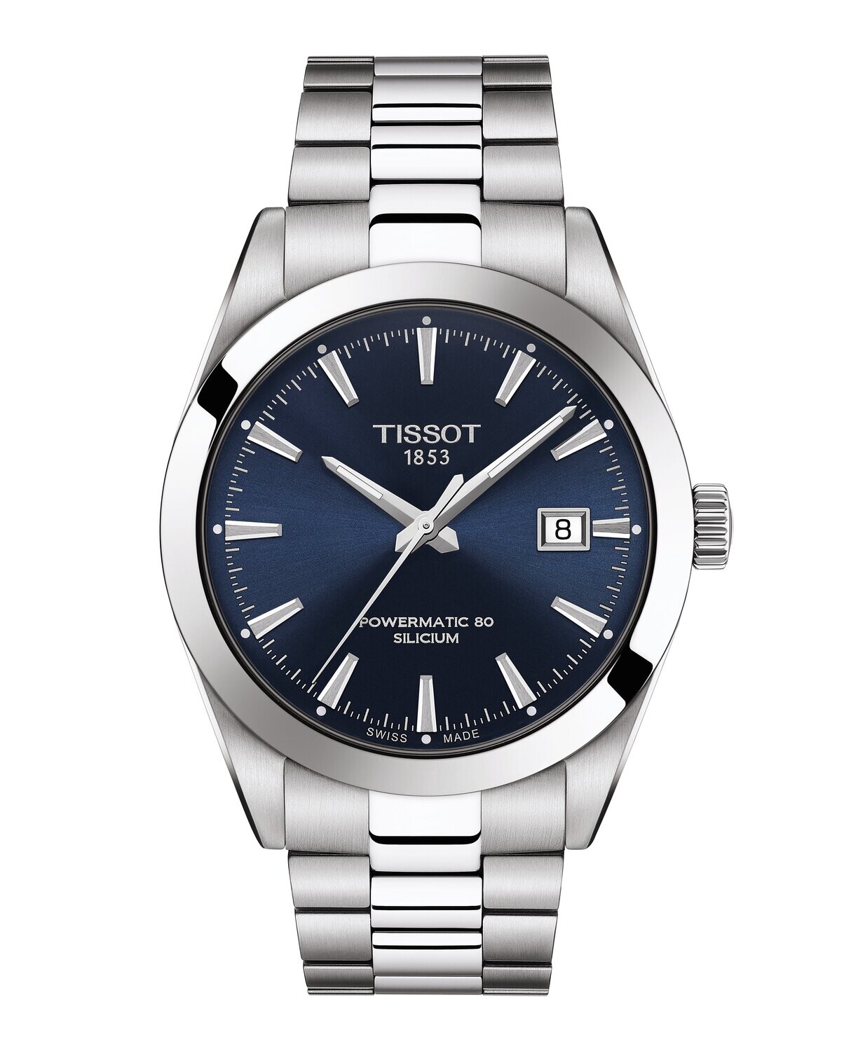 OROLOGIO TISSOT GENTLEMAN POWERMATIC 80 SILICIUM BLUE