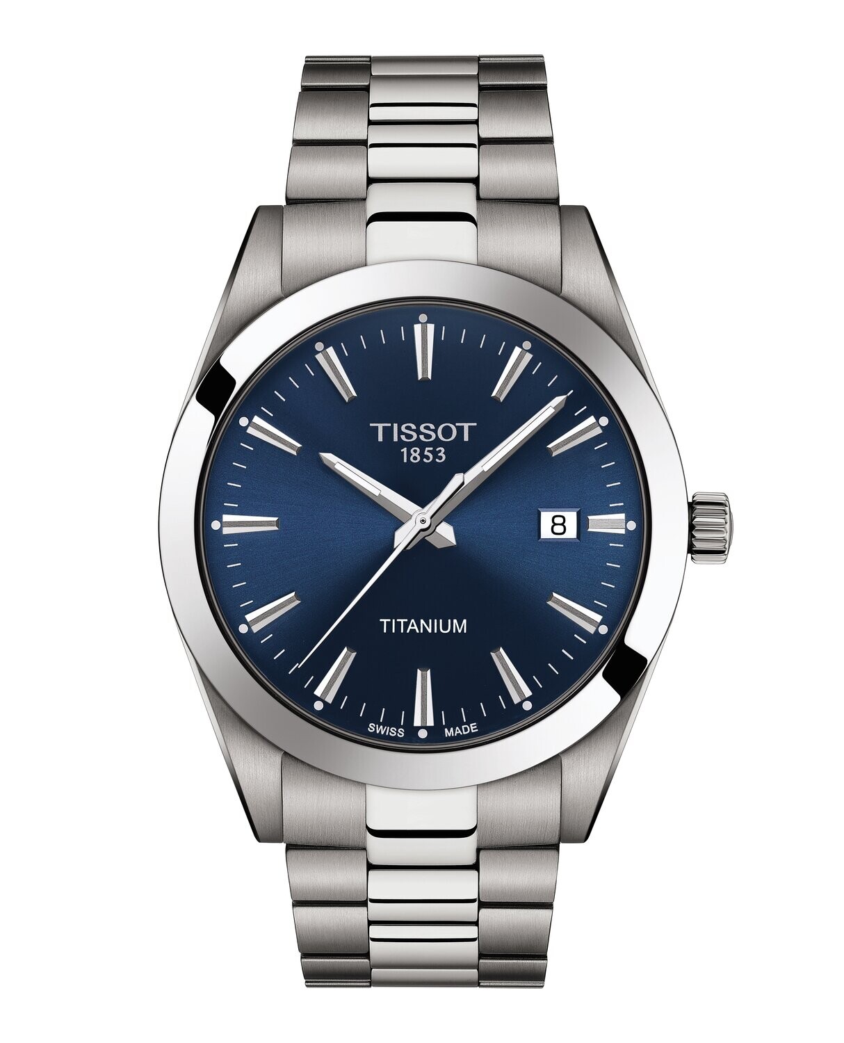 OROLOGIO TISSOT GENTLEMAN QUARTZ TITANIUM BLU