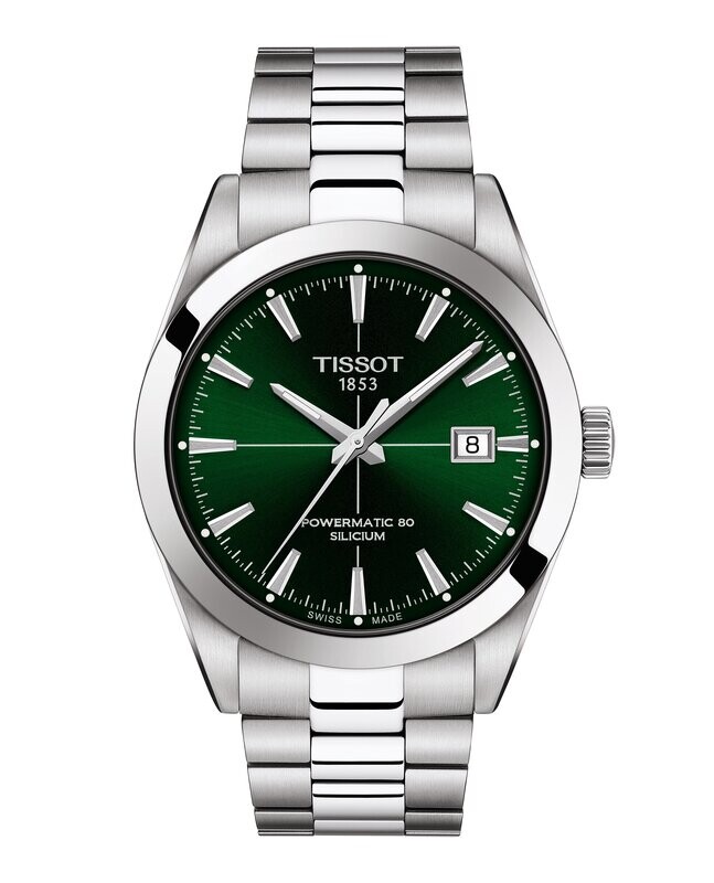 OROLOGIO TISSOT GENTLEMAN POWERMATIC 80 SILICIUM GREEN