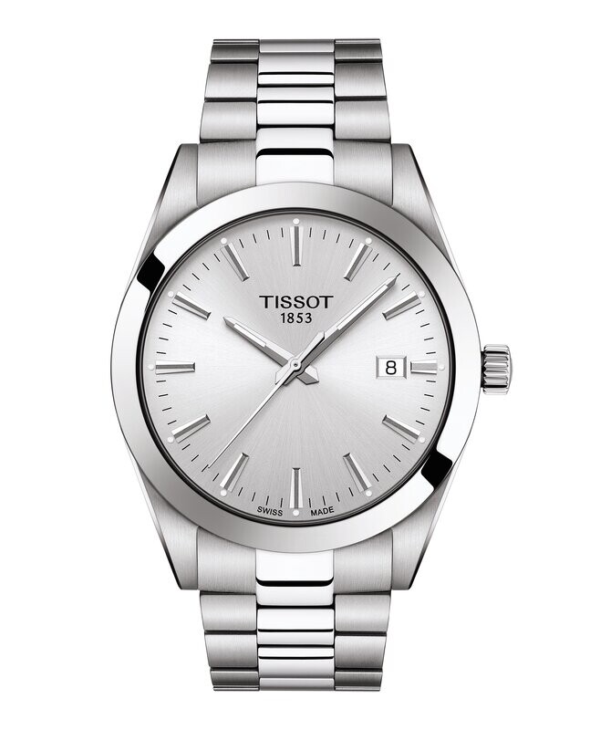 OROLOGIO TISSOT GENTLEMAN QUARTZ ARGENTE'