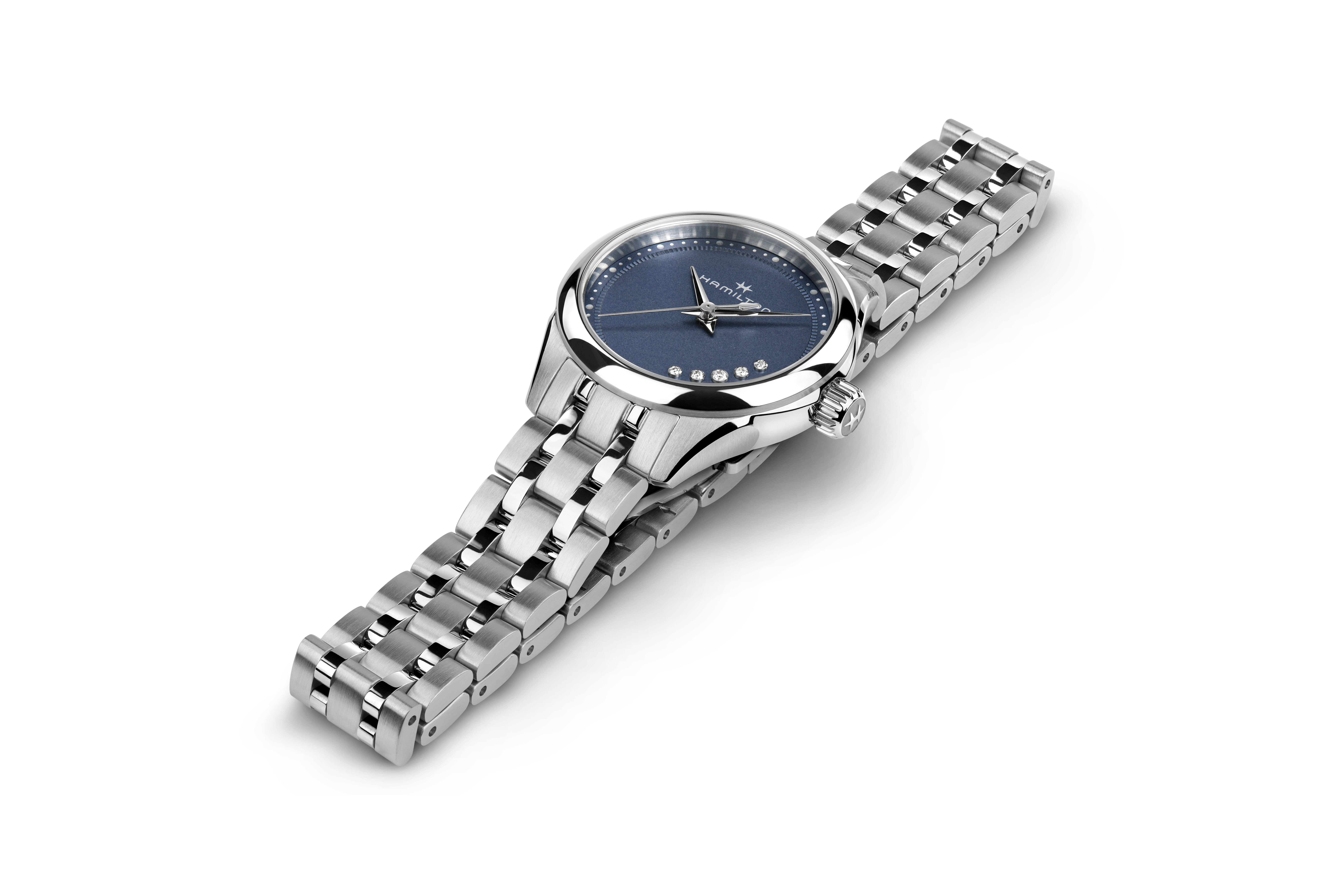 OROLOGIO HAMILTON JAZZMASTER LADY QUARTZ CON DIAMANTI