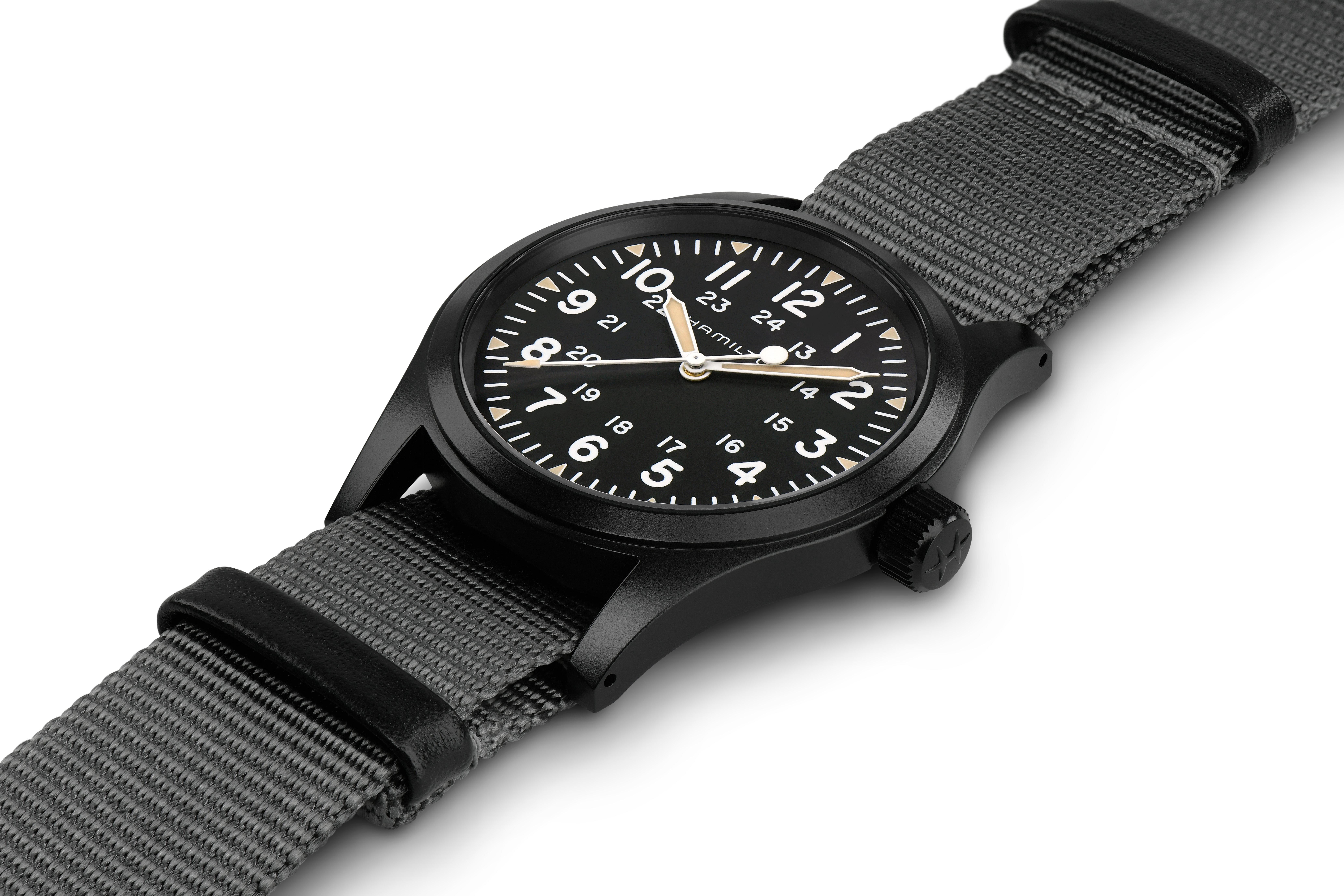 OROLOGIO HAMILTON KHAKI FIELD MECHANICAL 38mm BLACK
