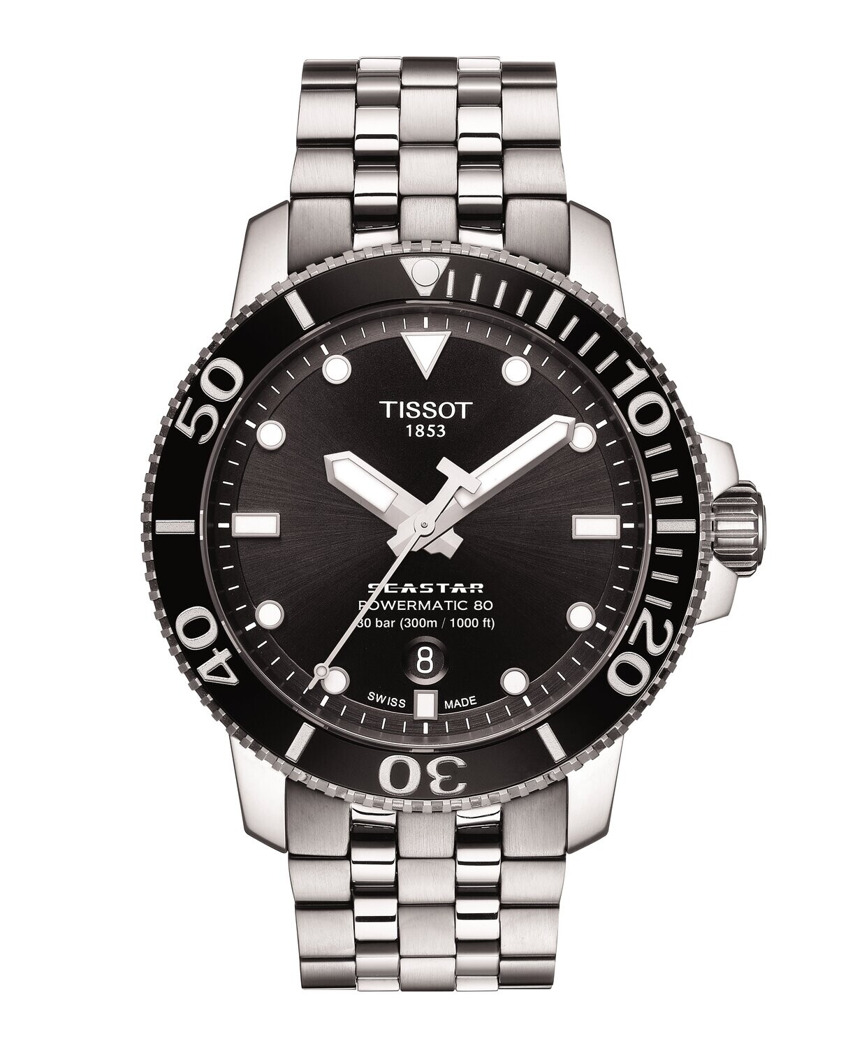 OROLOGIO TISSOT SEASTAR 1000 POWERMATIC 80 BLACK