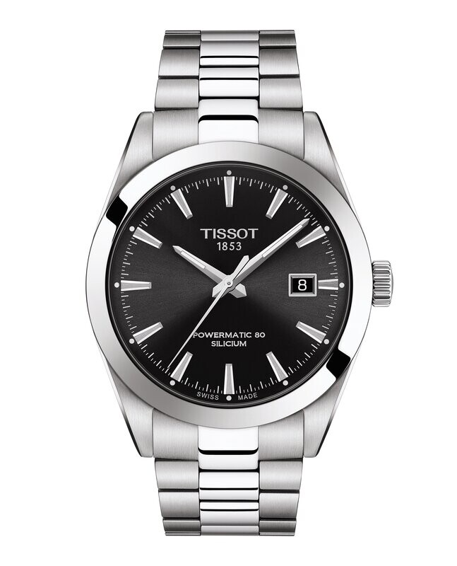 OROLOGIO TISSOT GENTLEMAN POWERMATIC 80 SILICIUM BLACK
