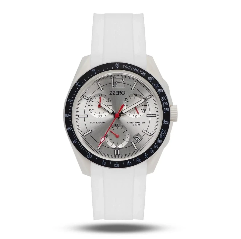OROLOGIO ZZERO SUN&MOON WHITE