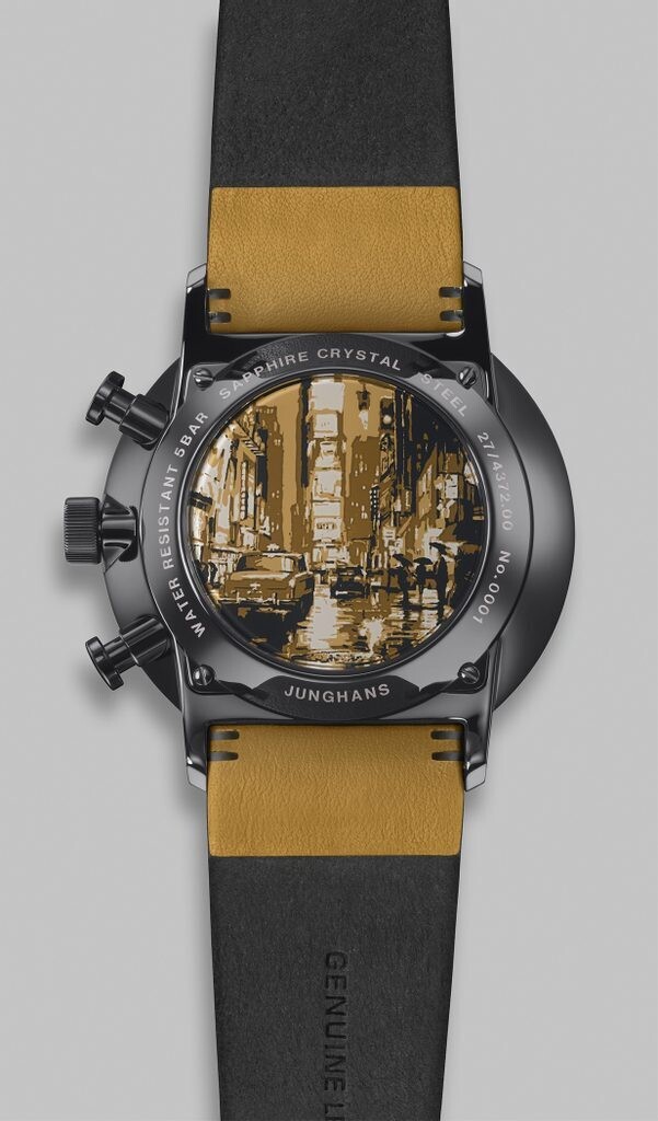 JUNGHANS Orologio Da Uomo 059/2023.02 - Quarzo Radiocontrollato, Cassa Titanio, Grigio - 3