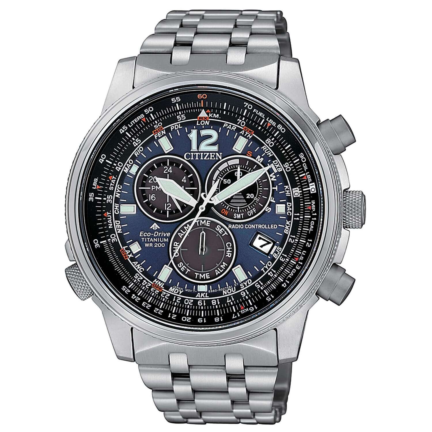 OROLOGIO CITIZEN CRONO PILOT RADIOCONTROLLATO