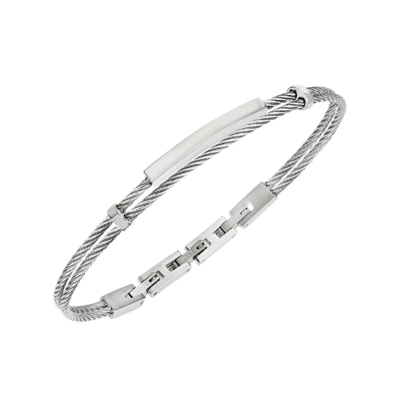 Breil Bracciale Loop in acciaio bicolor
