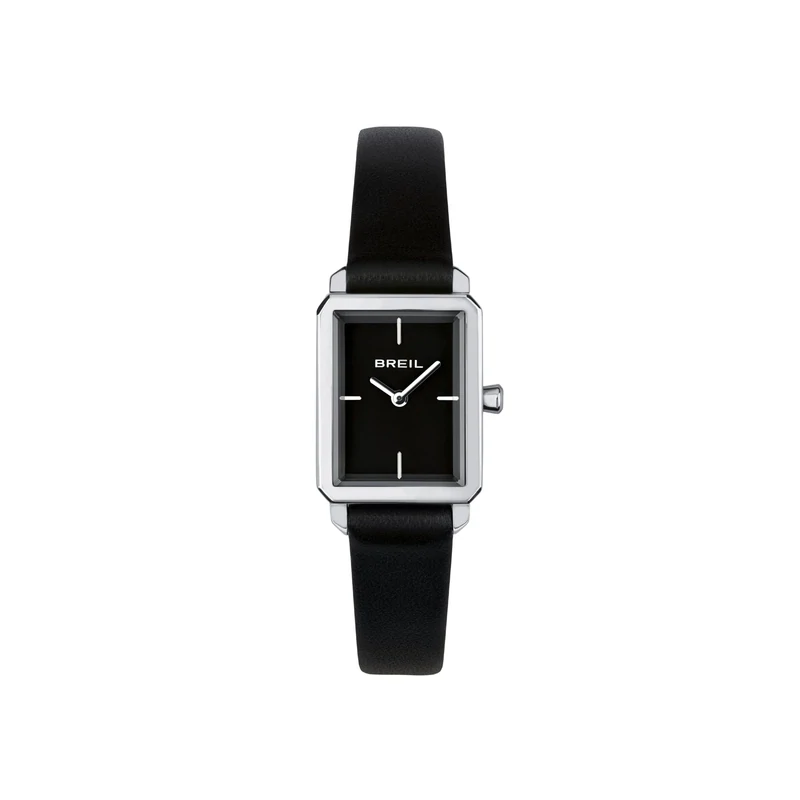 Orologio Breil Carrè in pelle e quadrante in acciaio 20x24mm