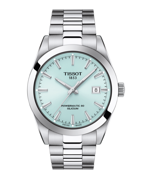OROLOGIO TISSOT GENTLEMAN POWERMATIC 80 SILICIUM ICE BLUE