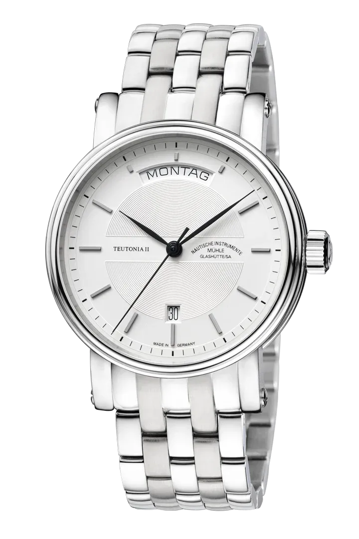 OROLOGIO MUHLE GLASHUTTE TEUTONIA II TAG/DATUM