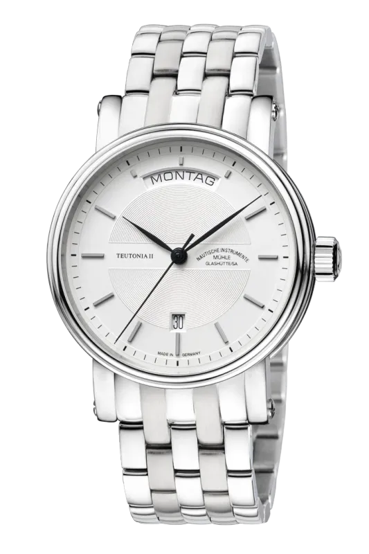 OROLOGIO MUHLE GLASHUTTE TEUTONIA II TAG/DATUM