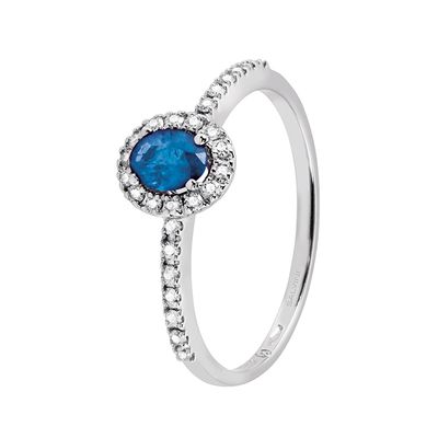 ANELLO SALVINI DORA ZAFFIRO
