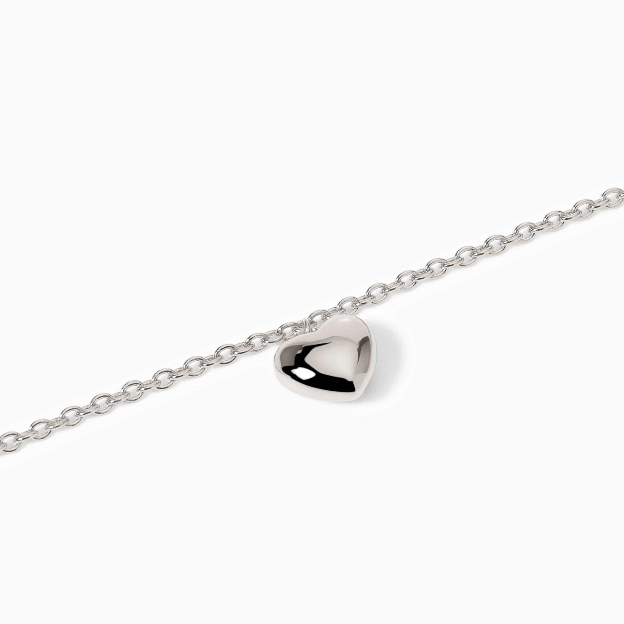 Mabina Bracciale in argento con ciondolo a cuore