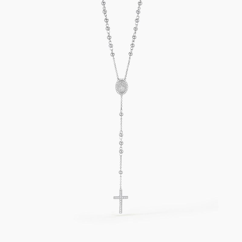 Mabina Girocollo rosario in argento