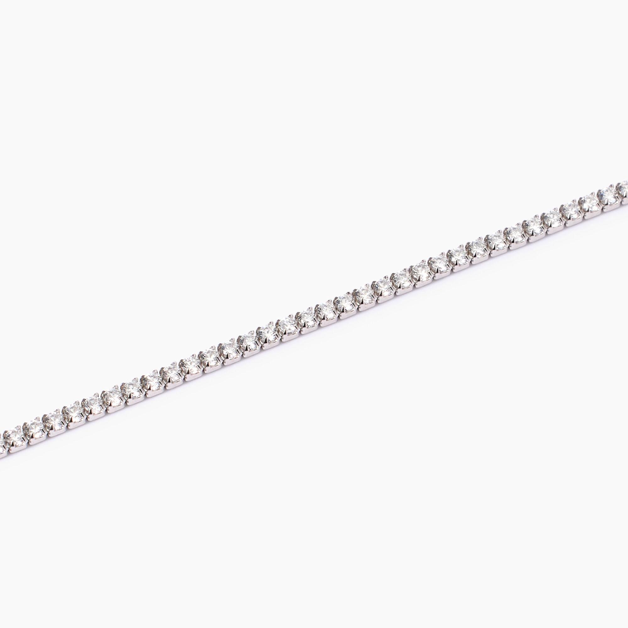 Mabina Bracciale tannis in argento con zirconi