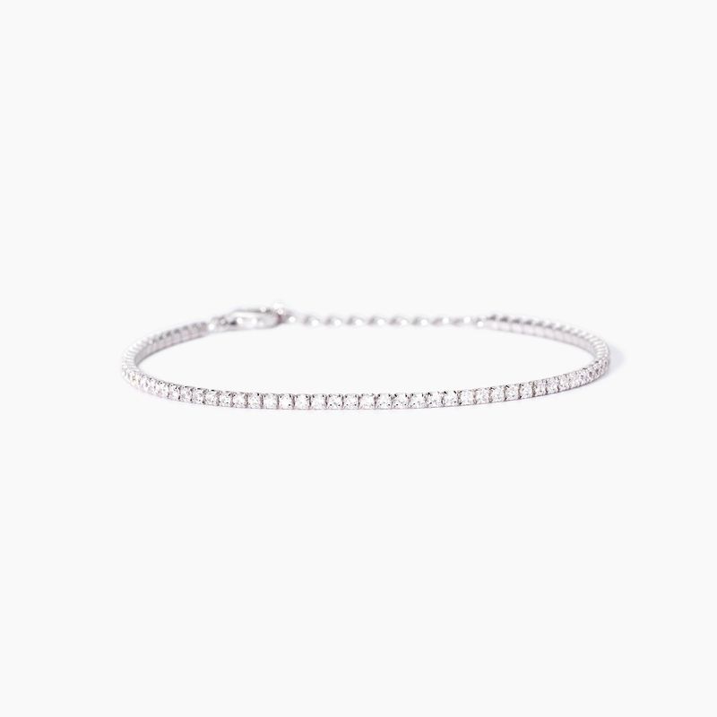 Mabina Bracciale tannis in argento con zirconi