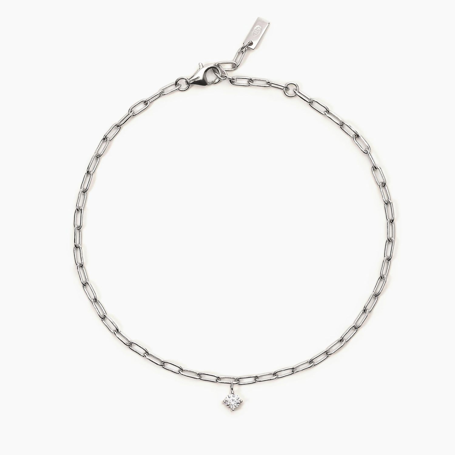 Mabina Cavigliera in argento 925/°°° con ciondolo punto luce