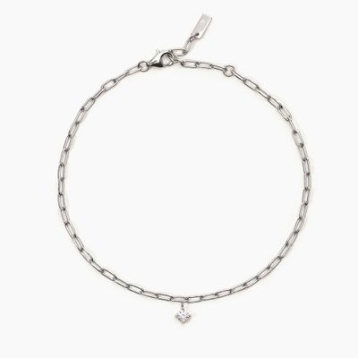 Mabina Cavigliera in argento 925/°°° con ciondolo punto luce