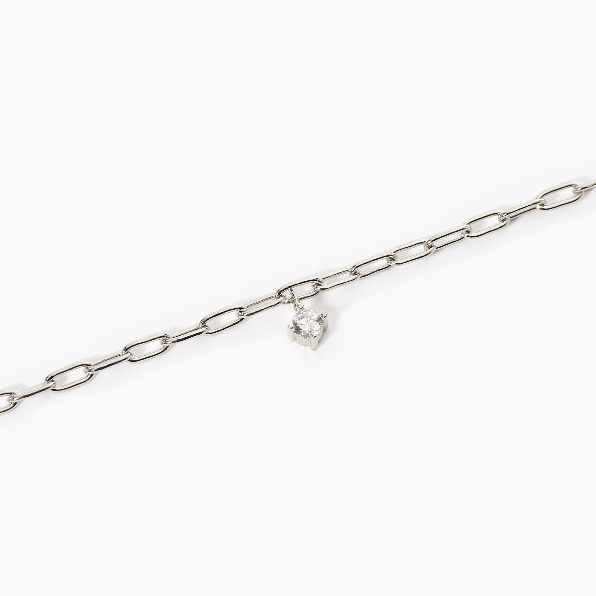 Mabina Cavigliera in argento 925/°°° con ciondolo punto luce