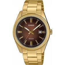 OROLOGIO CASIO TIMELESS DORATO BROWN
