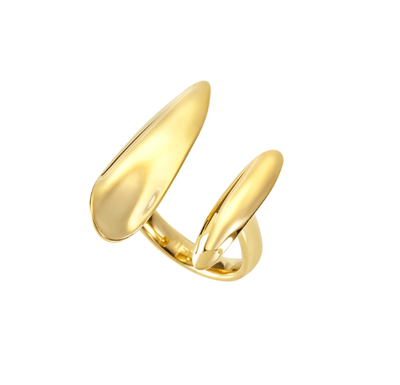 ANELLO BREIL B WHISPER IN ACCIAIO COLOR ORO