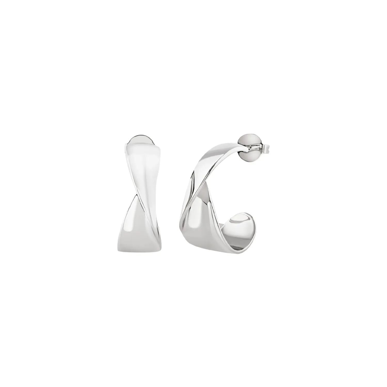 Breil Orecchini Retwist color argento