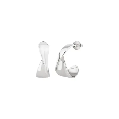 Breil Orecchini Retwist color argento