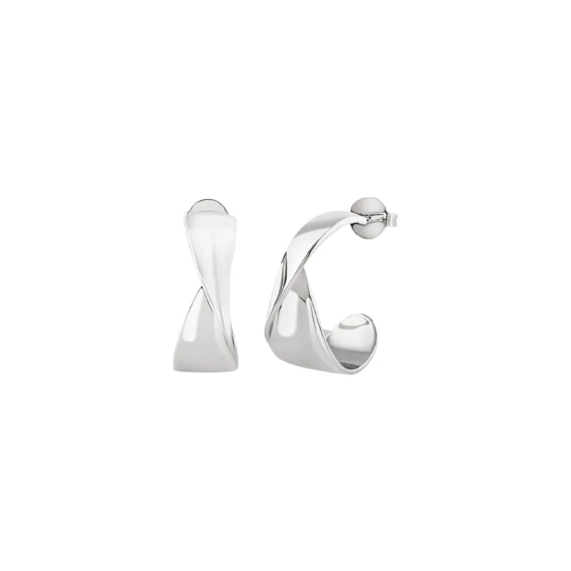 Breil Orecchini Retwist color argento