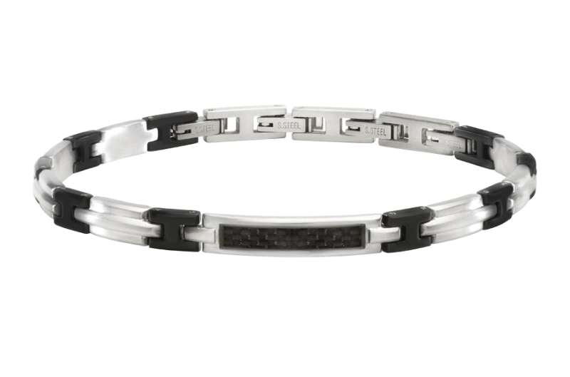 Breil Bracciale Radiant Fiber Color Argento