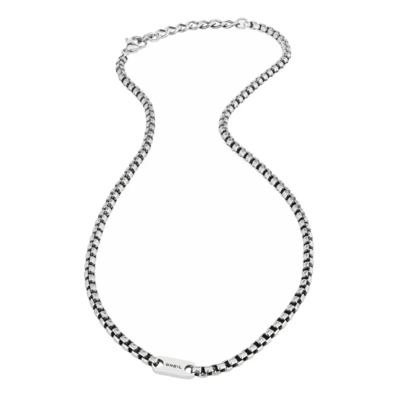 Collana Breil Blacken con finitura anticata