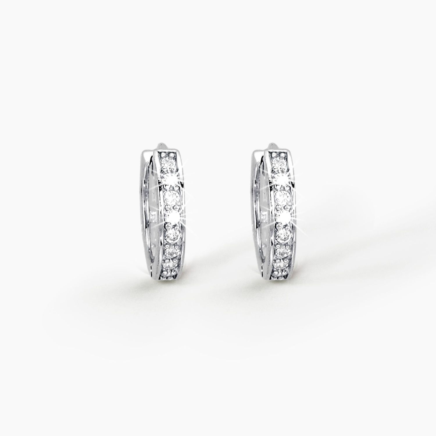 Mabina - orecchini a cerchio con zirconi