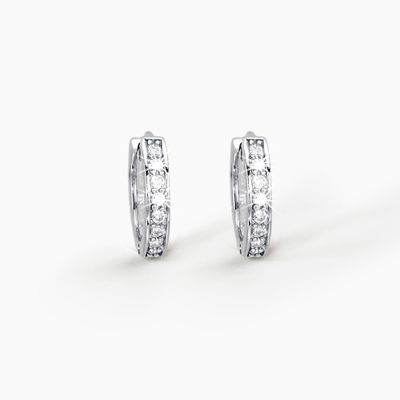 Mabina - orecchini a cerchio con zirconi