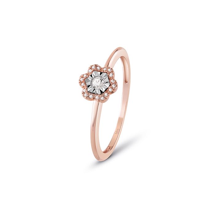 ANELLO FEDINA BLISS RUGIADA ROSE'