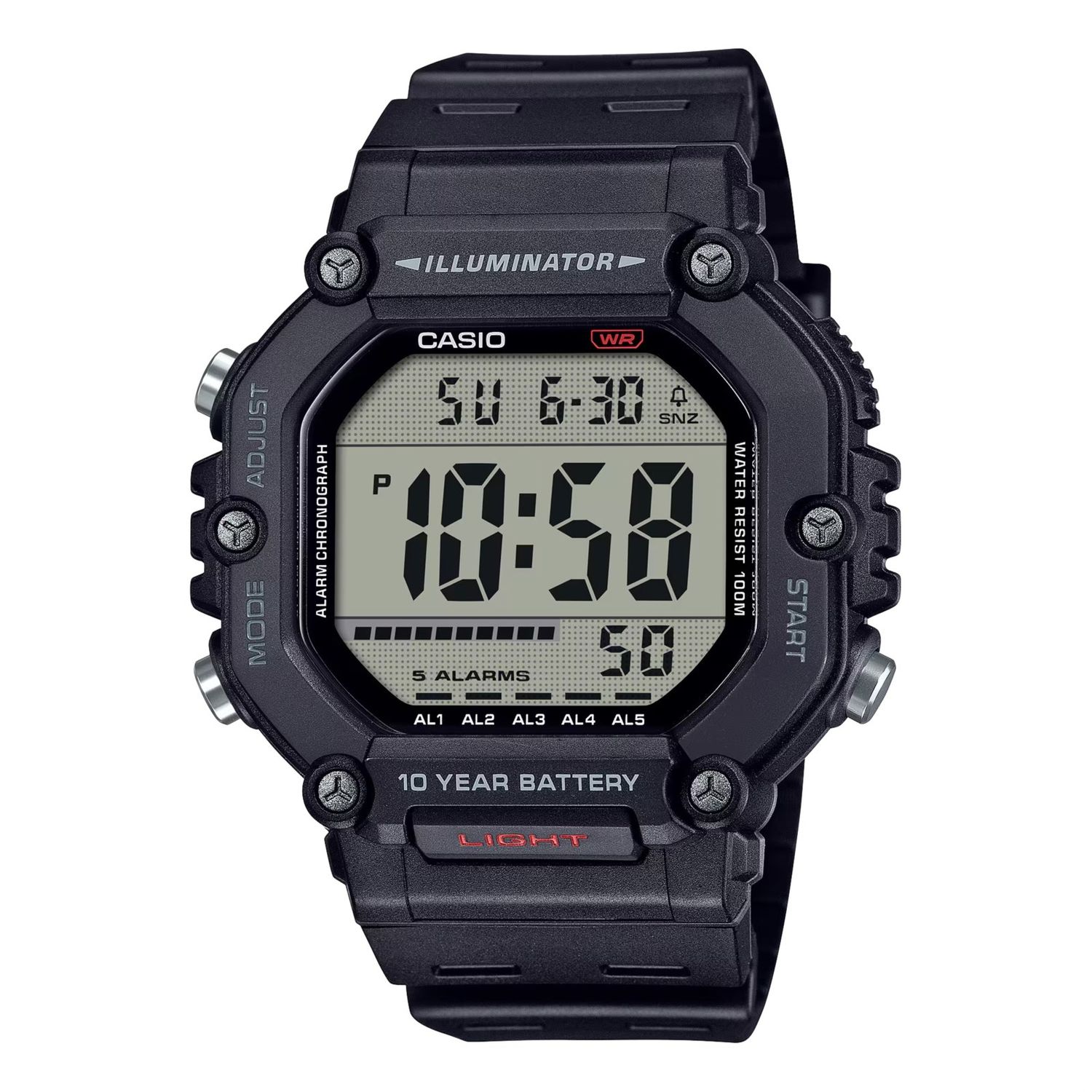 OROLOGIO CASIO MULTIFUNZIONE AE-1600H-1AVEF