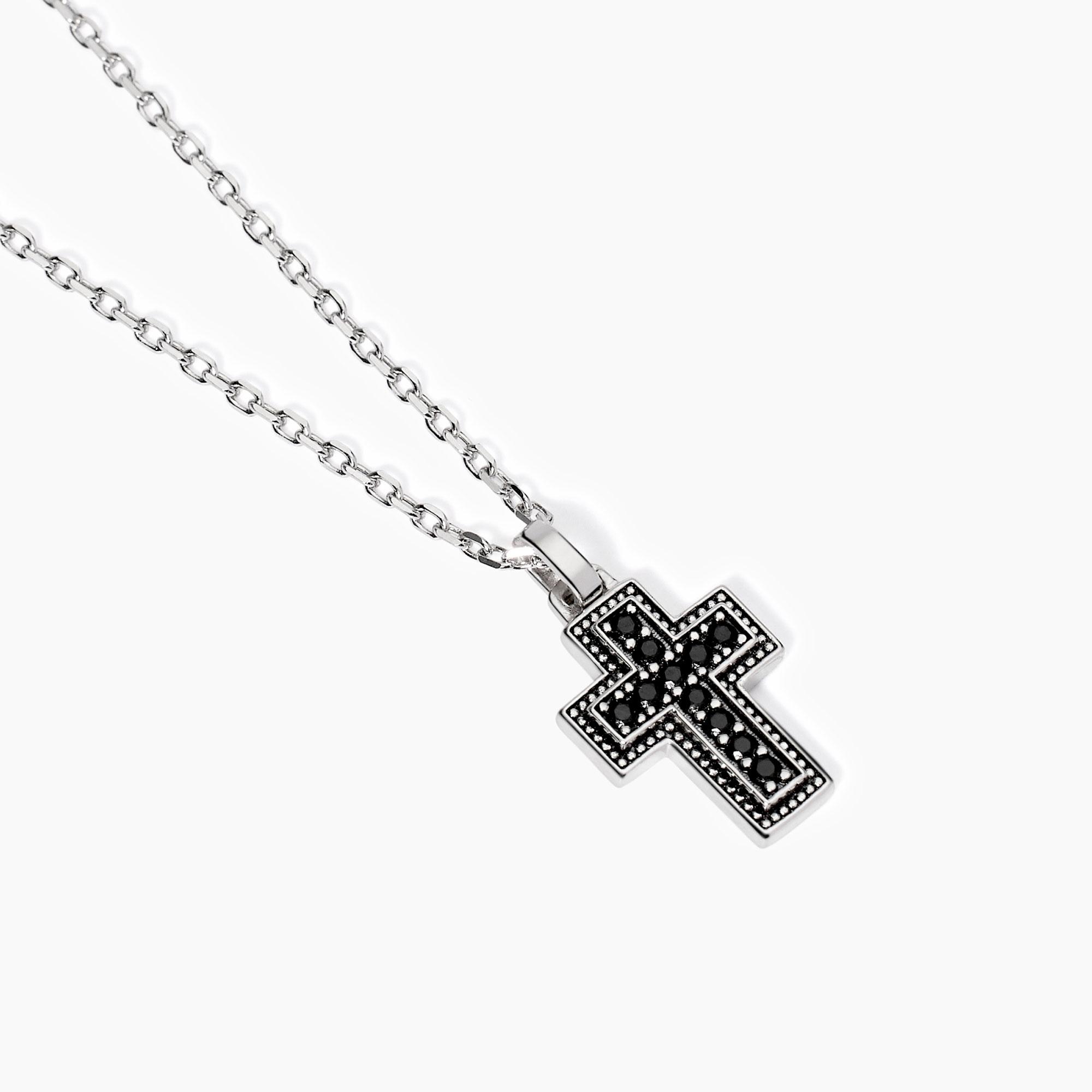 Mabina Collana con croce e zirconi