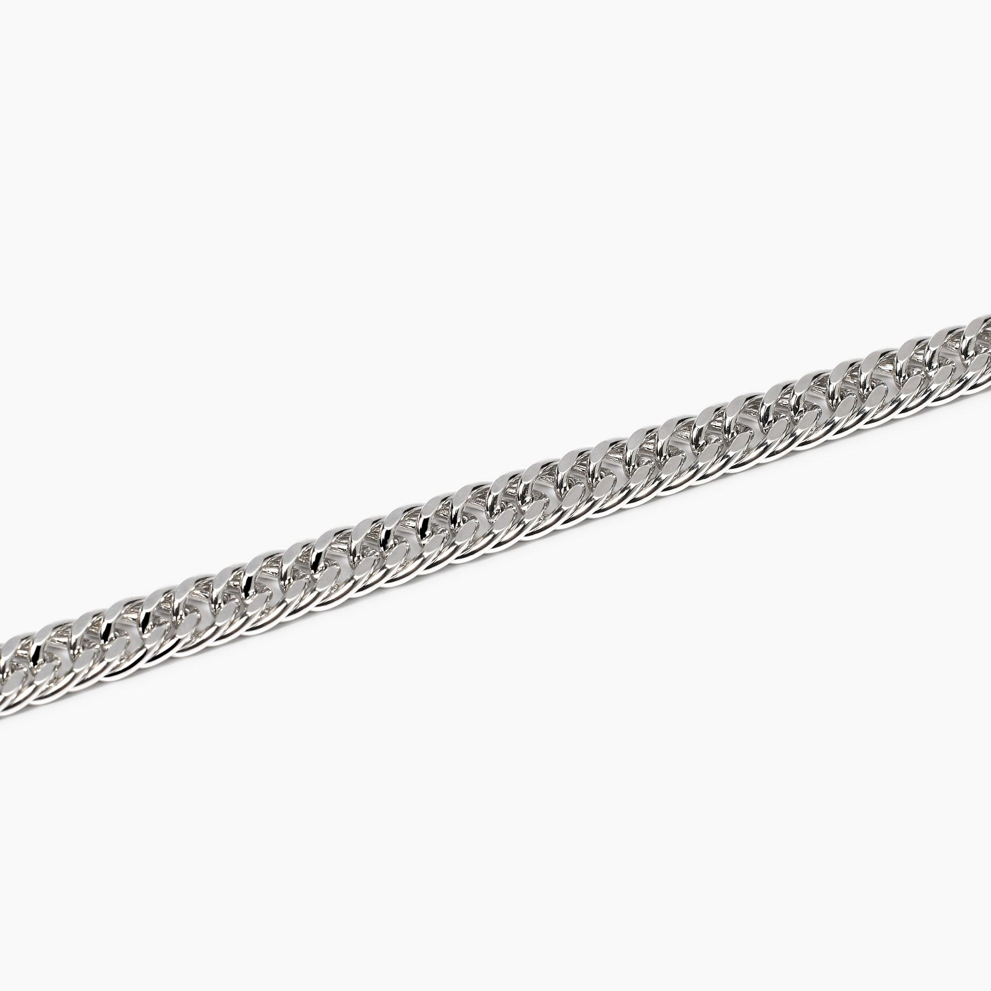 Mabina Bracciale uomo in argento con catena groumette