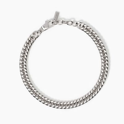 Mabina Bracciale uomo in argento con catena groumette