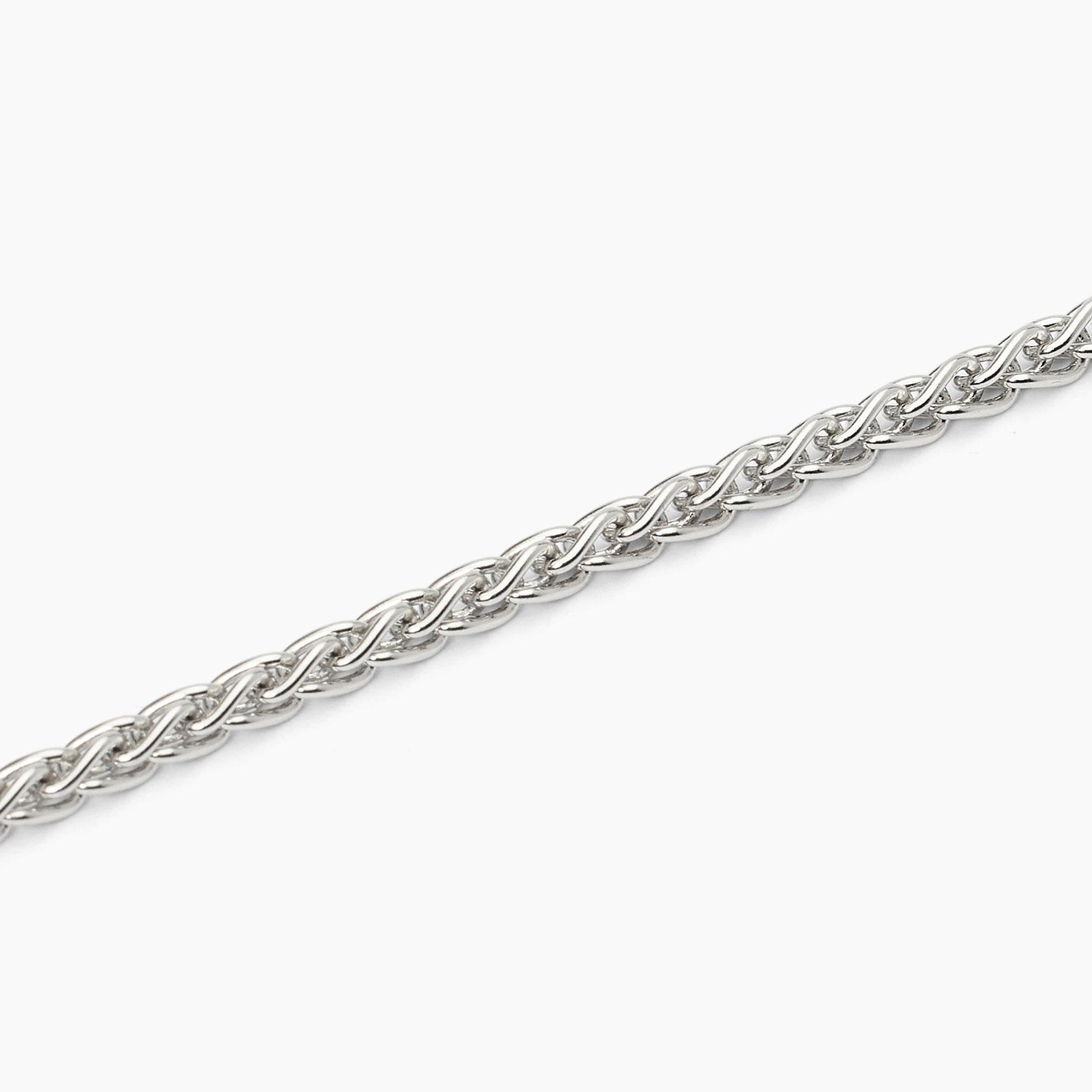 Mabina Bracciale uomo in argento con catena spiga EVERY DAY