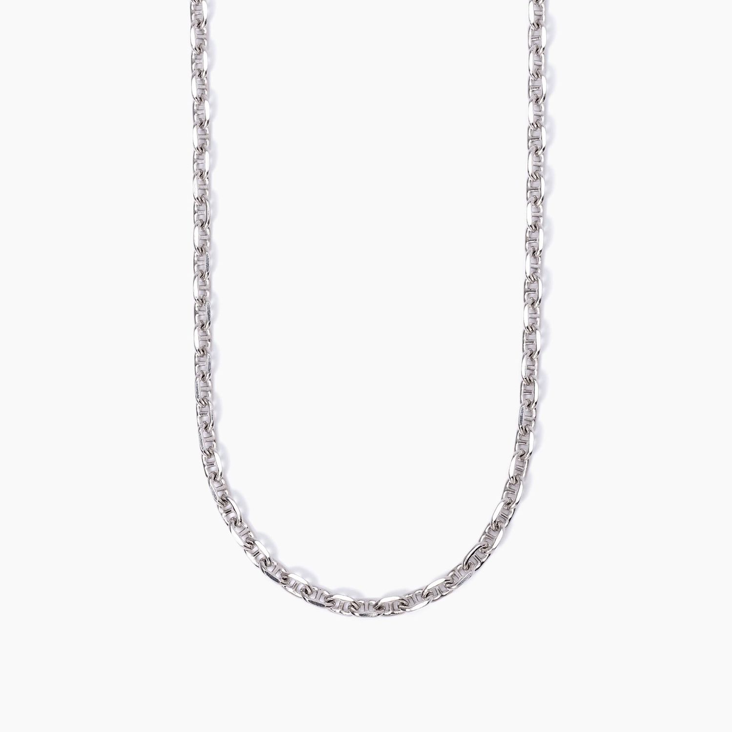 Mabina Collana uomo in argento con catena a maglia marina